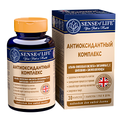  Витаминно-минеральный комплекс "Sense of Life (Сенс оф лайф)" Антиоксидантный комплекс (БАД) капс 723мг N30 